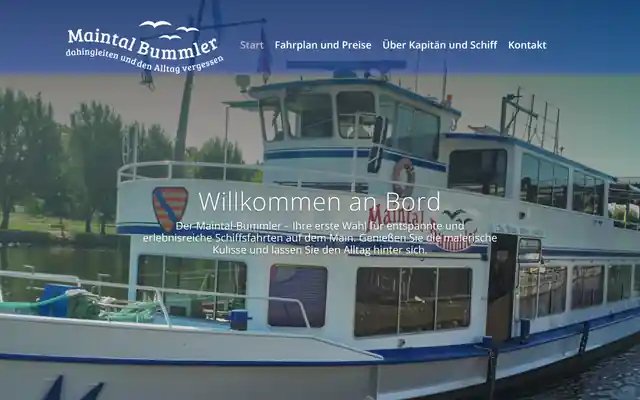 Website Maintal-Bummler Lohr am Main – Screenshot